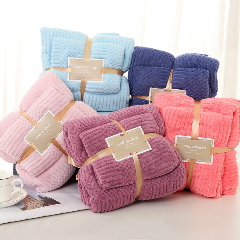 Thickened Bath Towel Set