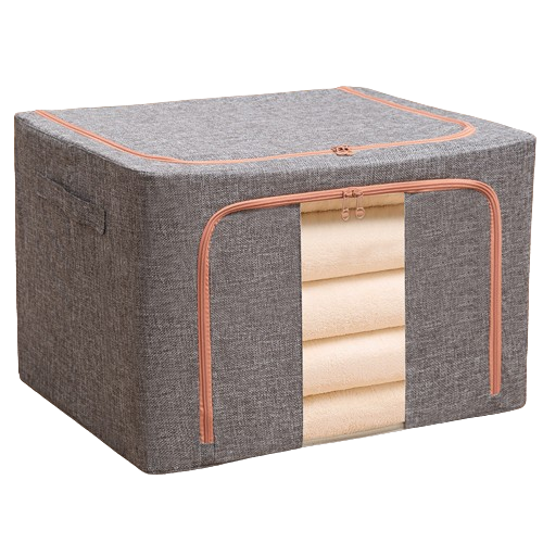 Large Clothes Storage Box with a Zipper