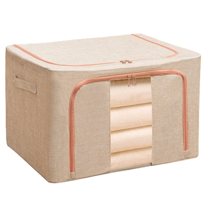 Large Clothes Storage Box with a Zipper